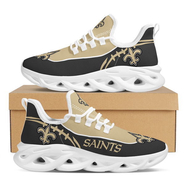 Men's New Orleans Saints Flex Control Sneakers 008 - Click Image to Close